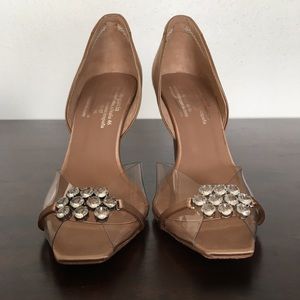 Pedro Garcia Swarovski Evening Shoes size 7 (37)